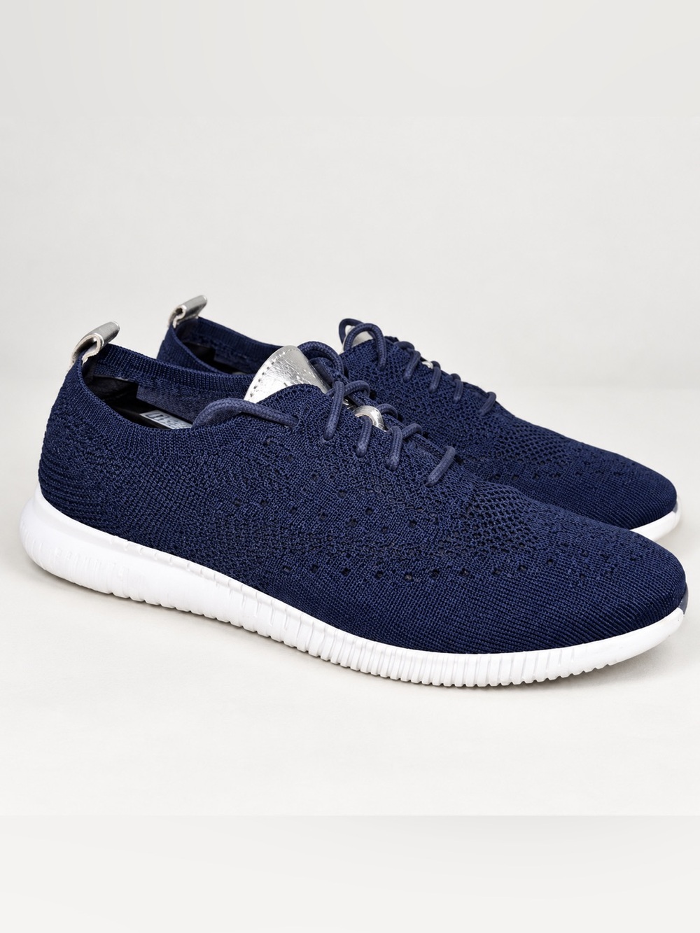 Cole Haan Navy Knit Sneakers Grand OS Lightweight Athletic Casual Women’s 7.5